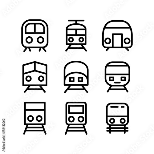 train icon or logo isolated sign symbol vector illustration - high quality black style vector icons