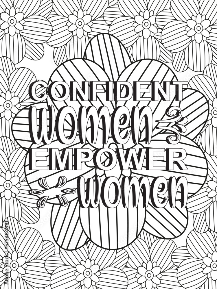 Strong woman quotes Flower Coloring Page
Beautiful black and white illustration for adult coloring book Strong woman quotes Flower Coloring Page
Beautiful black and white illustration for adult coloring book