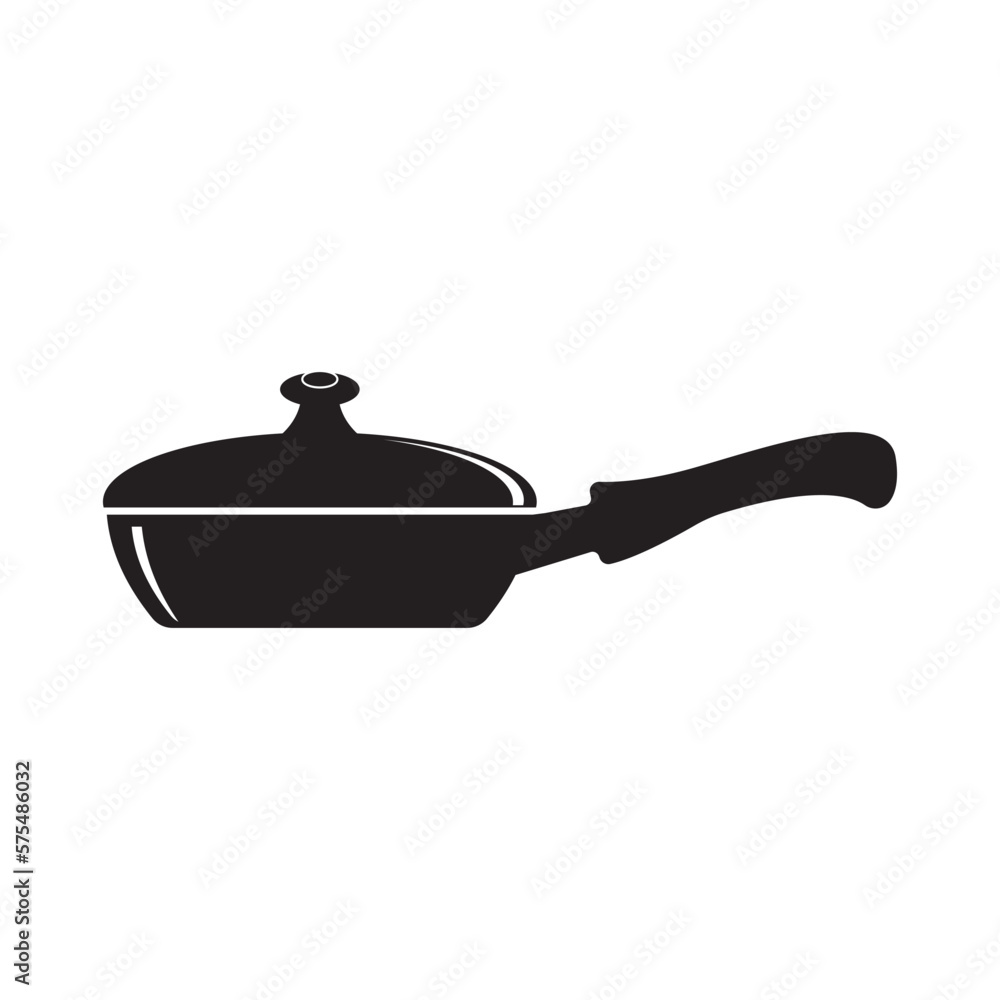 Teflon cooking utensil symbol icon, illustration design template. Teflon cooking utensil symbol icon, illustration design template.