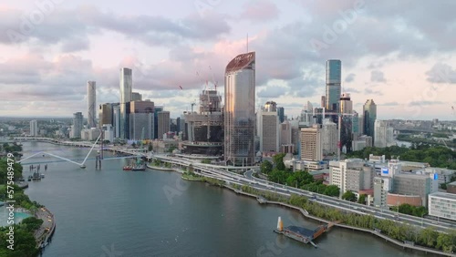 Brisbane City Sunset