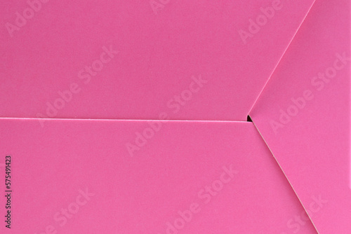 pink paper box texture background, package for design