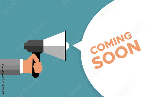 Coming soon vector sign