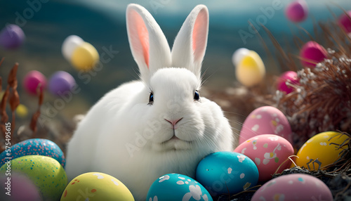 Wallpaper Mural Bunny Eggs for Easter Fun Torontodigital.ca