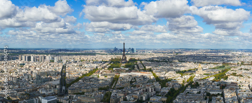 Aerial view of Paris with Eiffel Tower, France © Pawel Pajor