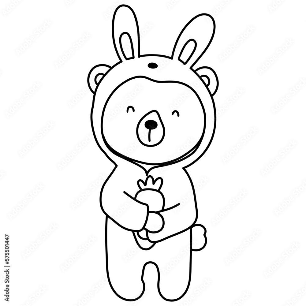 Spring Easter Rabbit Animal, Easter Elements, Easter and Spring concept Spring Easter Rabbit Animal, Easter Elements, Easter and Spring concept