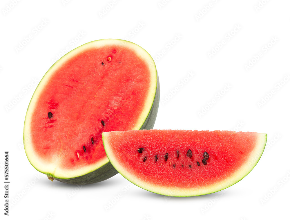 watermelon isolated on white background, clipping path, full depth of field watermelon isolated on white background, clipping path, full depth of field