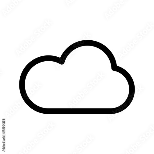 cloud icon or logo isolated sign symbol vector illustration - high quality black style vector icons 