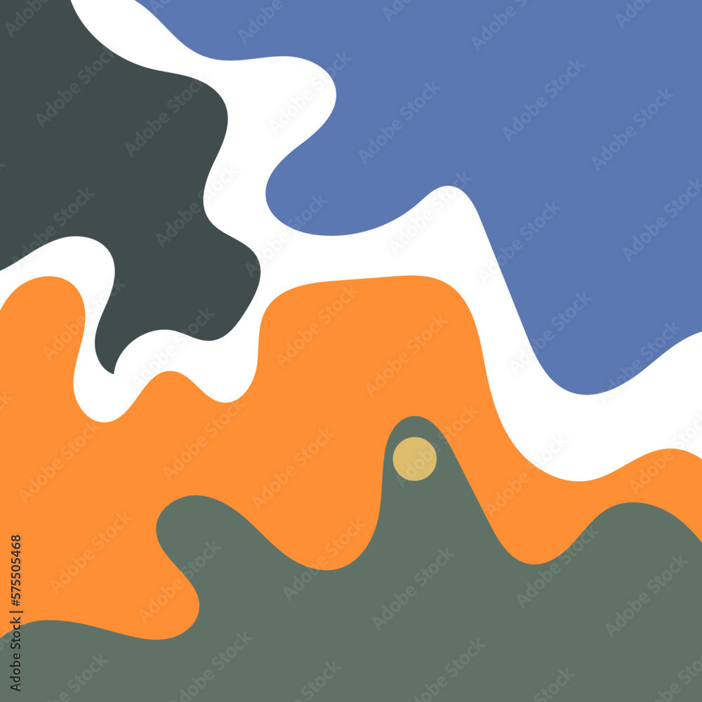 Modern Hipster Abstract retro poster background illustration Modern Hipster Abstract retro poster background illustration