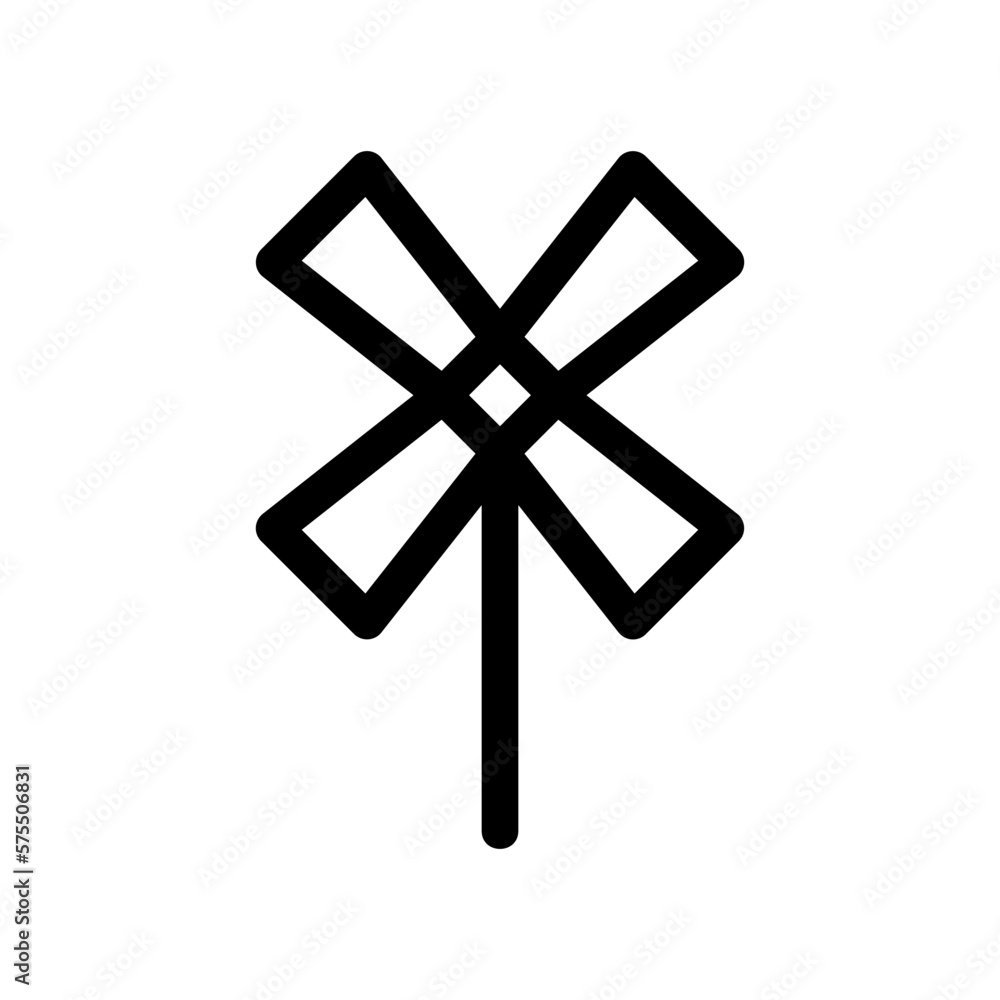 Fototapeta premium pinwheel icon or logo isolated sign symbol vector illustration - high quality black style vector icons 