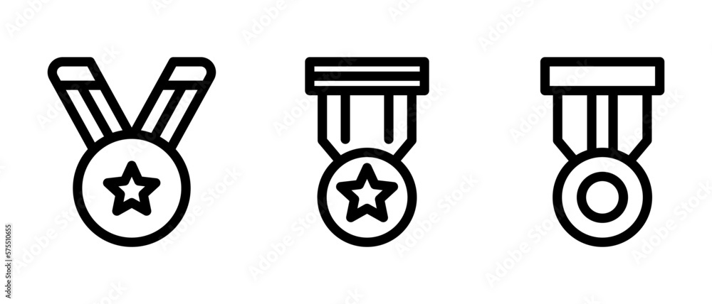 medal icon or logo isolated sign symbol vector illustration - high quality black style vector icons
