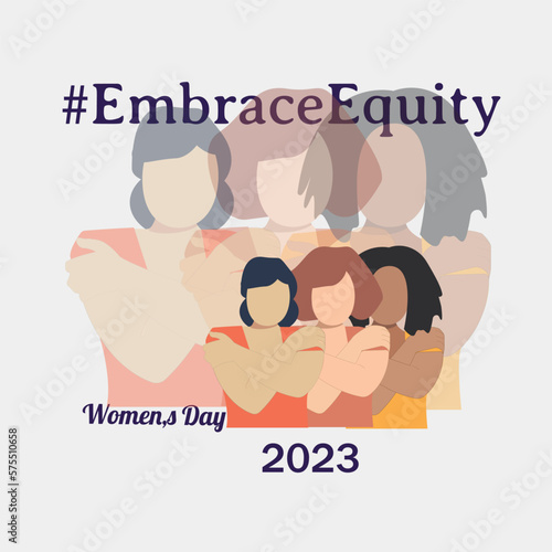 Embrace Equity vector illustration photo