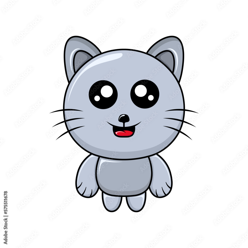 cute cat vector illustration design cute cat vector illustration design