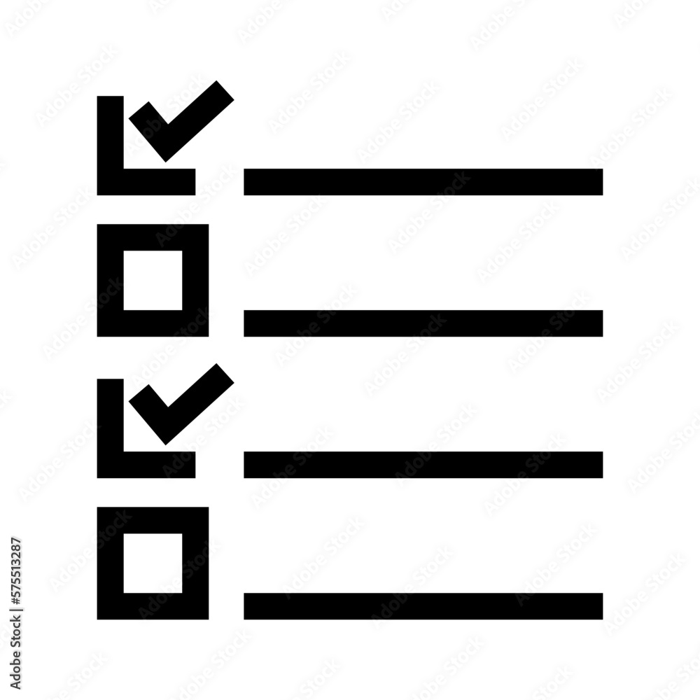 check list icon or logo isolated sign symbol vector illustration - high quality black style vector icons
check list icon or logo isolated sign symbol vector illustration - high quality black style vector icons