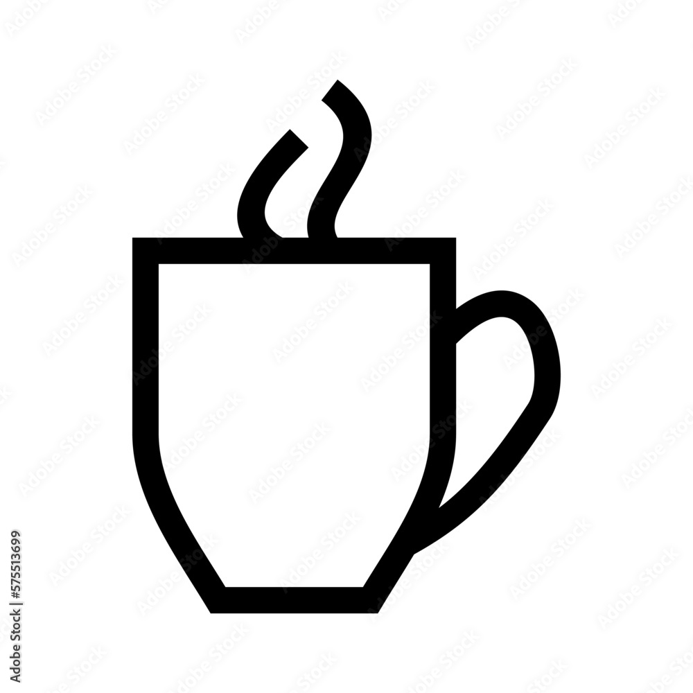 coffee icon or logo isolated sign symbol vector illustration - high quality black style vector icons
