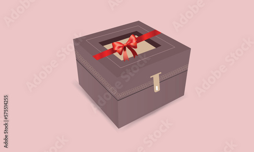 realistic 3d jewelry mockup high angle with vector 