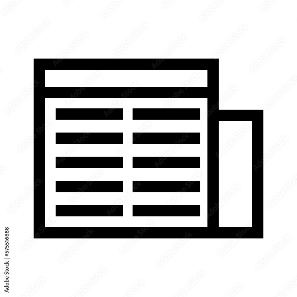 newspaper icon or logo isolated sign symbol vector illustration - high quality black style vector icons
newspaper icon or logo isolated sign symbol vector illustration - high quality black style vector icons