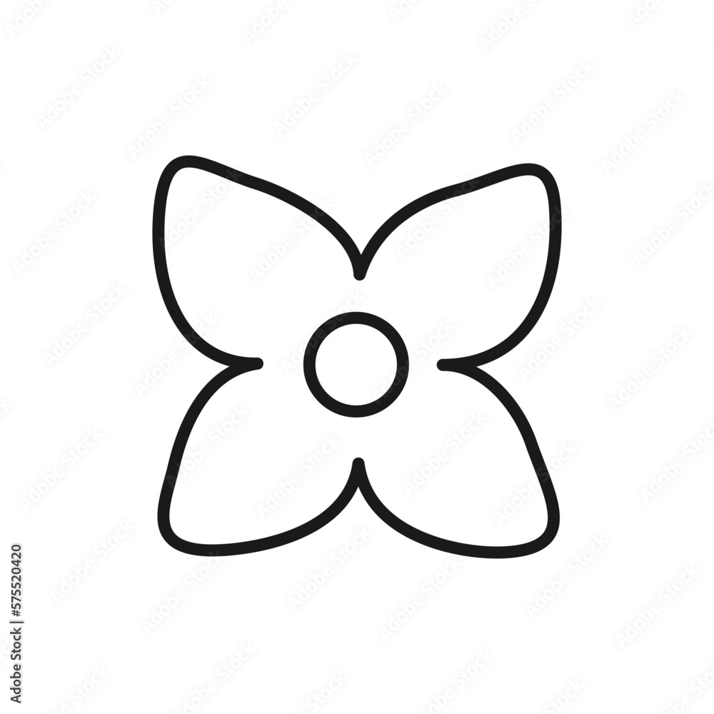 Flower Icon in trendy flat style isolated on white background. Spring symbol for your website design, logo, app, UI. Outline Vector illustration. Flower Icon in trendy flat style isolated on white background. Spring symbol for your website design, logo, app, UI. Outline Vector illustration.