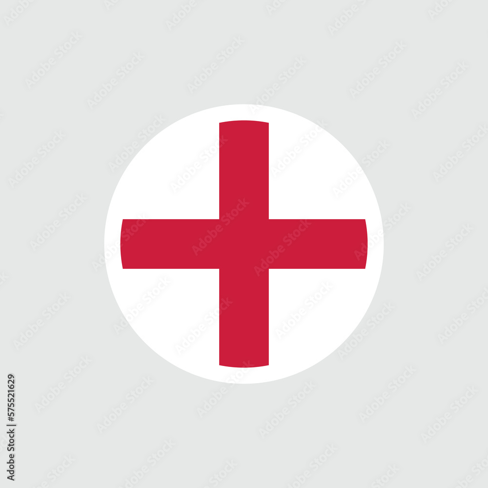 Flag of England. English white flag with a red cross. State symbol of England. Flag of England. English white flag with a red cross. State symbol of England.