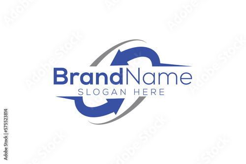 Obraz na płótnie Best recycle icon logo design template w salonie