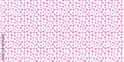 background with pink snowflake pattern on a white background