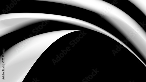 White and black luxury art background