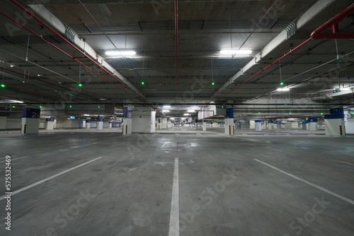 Car park under Bang Sue Central Station, Bangkok, Thailand, taken on 23 Feb 2023.