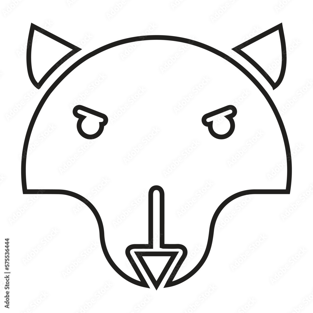 Animal face icon Animal face icon