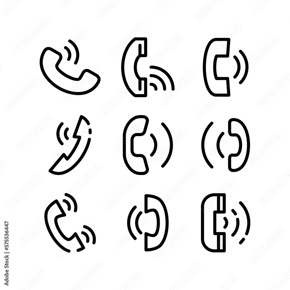 Obraz premium call icon or logo isolated sign symbol vector illustration - high quality black style vector icons 