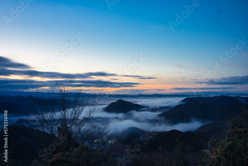 兵庫県 西脇市 矢筈山 雲海 日の出 