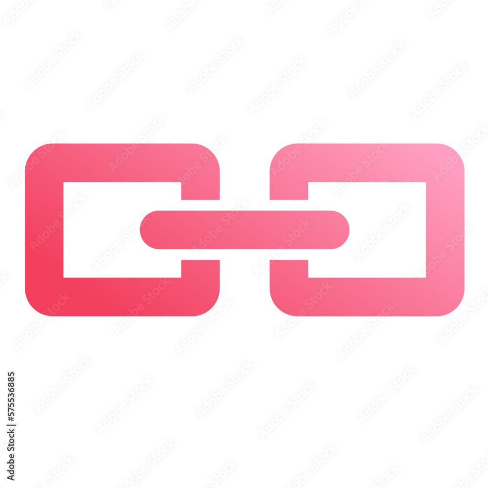Link icon, colorful gradient style Link icon, colorful gradient style