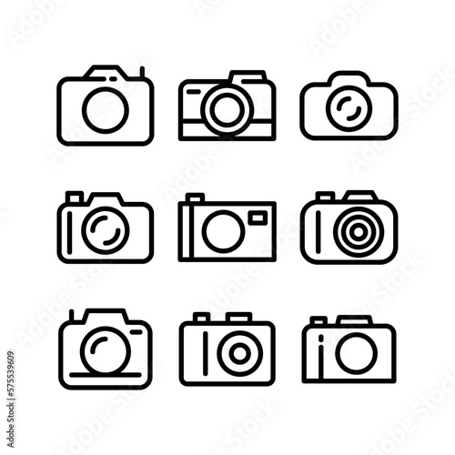 camera icon or logo isolated sign symbol vector illustration - high quality black style vector icons 