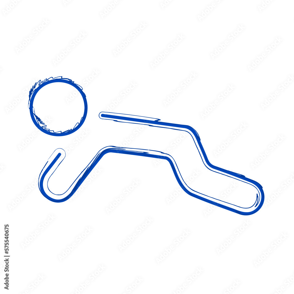 man push up brush on white background, vector illustration. man push up brush on white background, vector illustration.