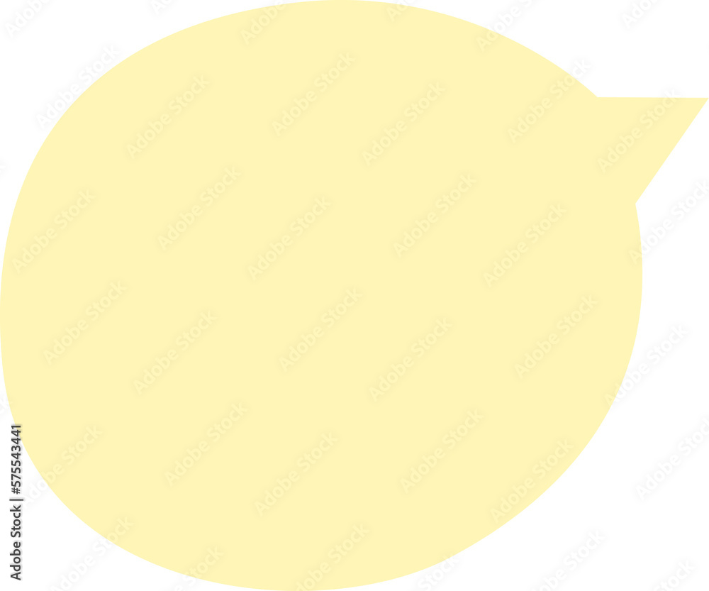 speech bubble_yellow 9