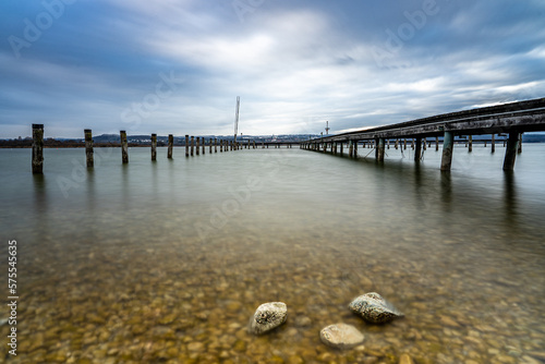 Wallpaper Mural Sonnenuntergang am Yachthafen Aidenried am südlichen Ende des Ammersees Torontodigital.ca