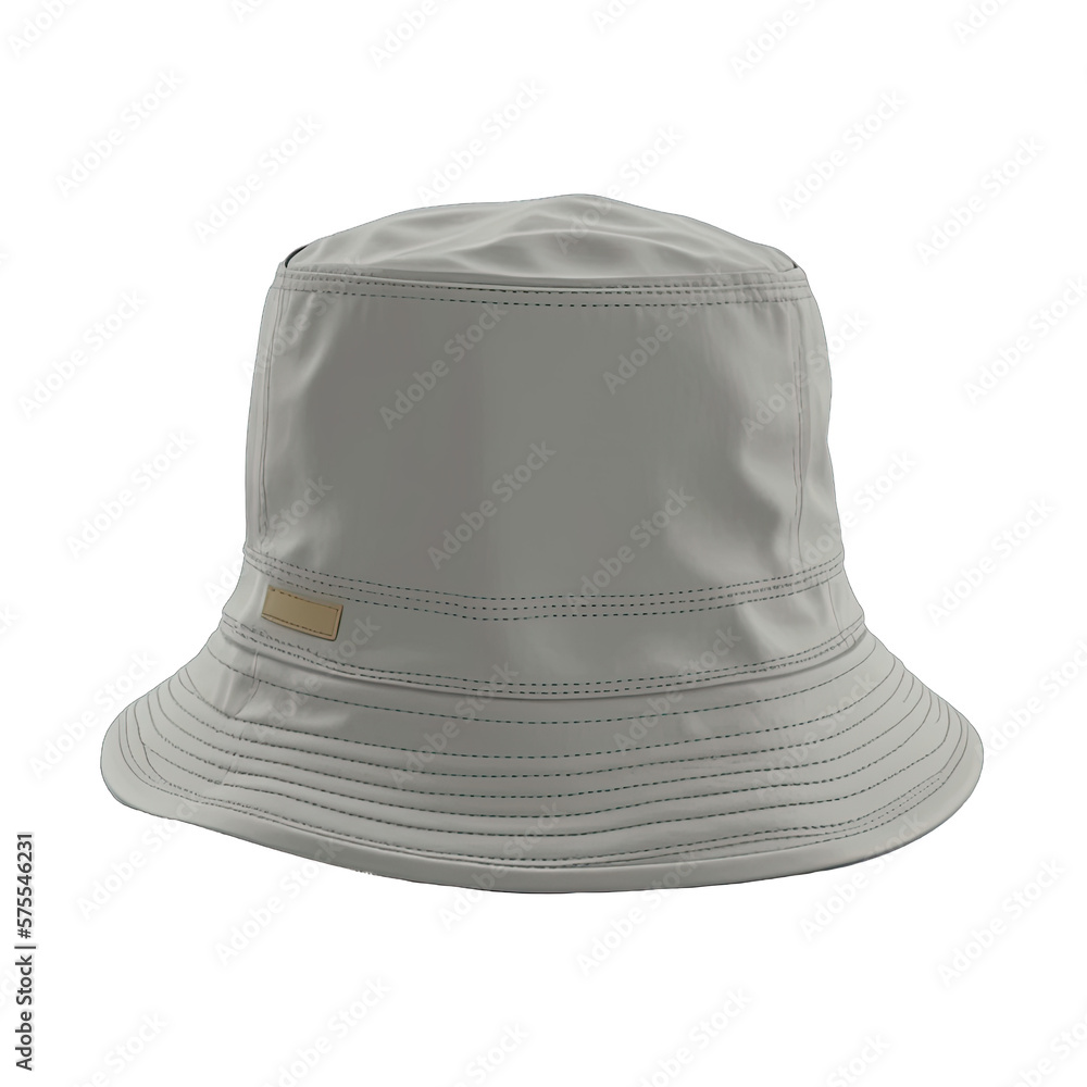Grey bucket hat isolated, mockup template. Grey bucket hat. Design template. Mock-up for branding and advertise isolated on transparent background. Grey bucket hat isolated, mockup template. Grey bucket hat. Design template. Mock-up for branding and advertise isolated on transparent background.