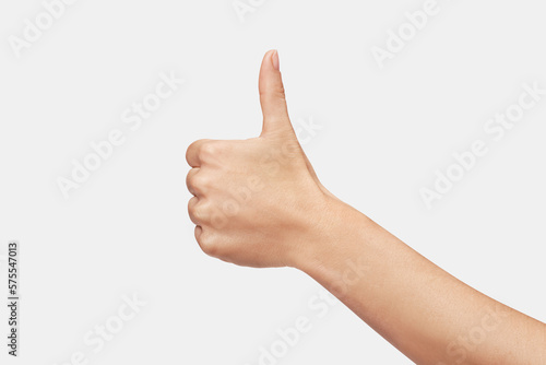 Fotografía hand doing ok isolated