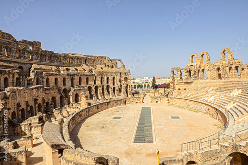 One of the best preserved amphitheatres, EL JEM, Tunisia photo