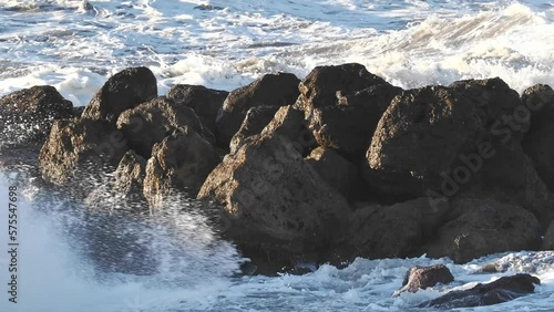 Wallpaper Mural Bad weather and storm in Marina di Massa Tuscany Italy. Torontodigital.ca