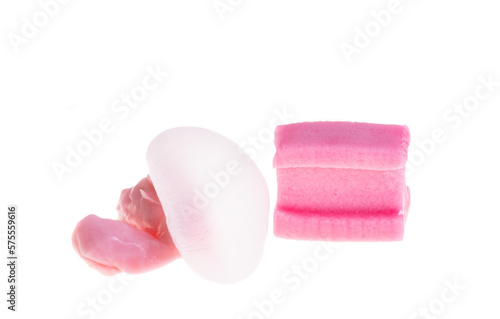 fruit gummies isolated