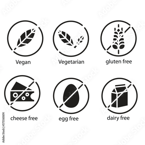 Free product vector set.
Suitable for food and beverage icon, sign or symbol.