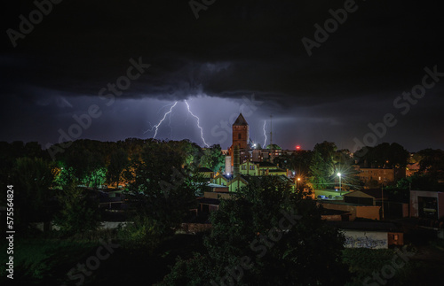 Thunder over the church