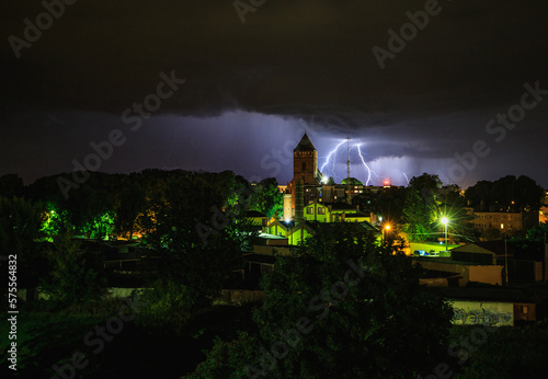 Thunder over the church