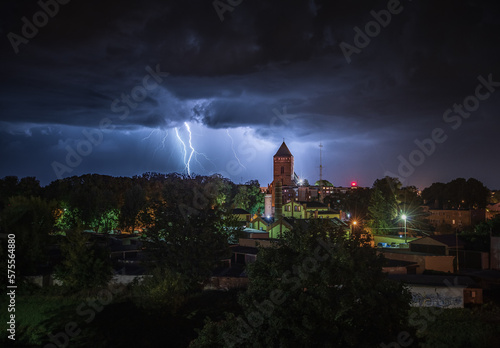 Thunder over the church