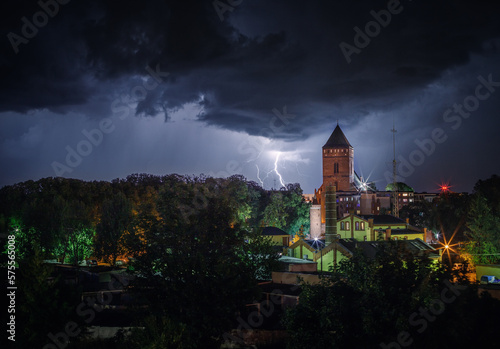 Thunder over the church
