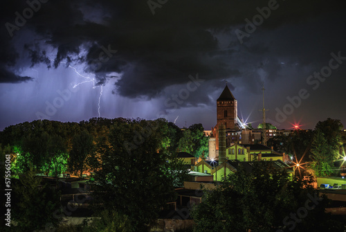 Thunder over the church