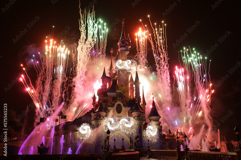 Obraz premium Parc à thème Disneyland Paris et Walt Disney Studios