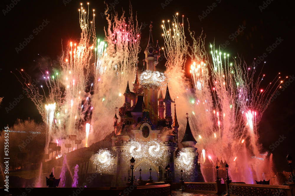 Obraz premium Parc à thème Disneyland Paris et Walt Disney Studios