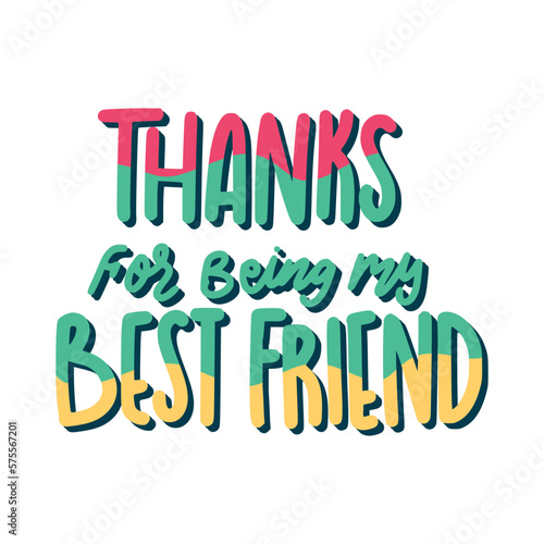 thanks for being my best friend happy friendship day stickers