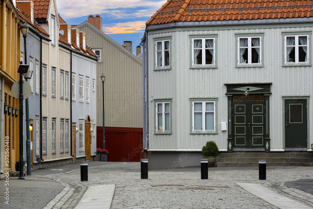 residential district Bakklandet, Trondheim