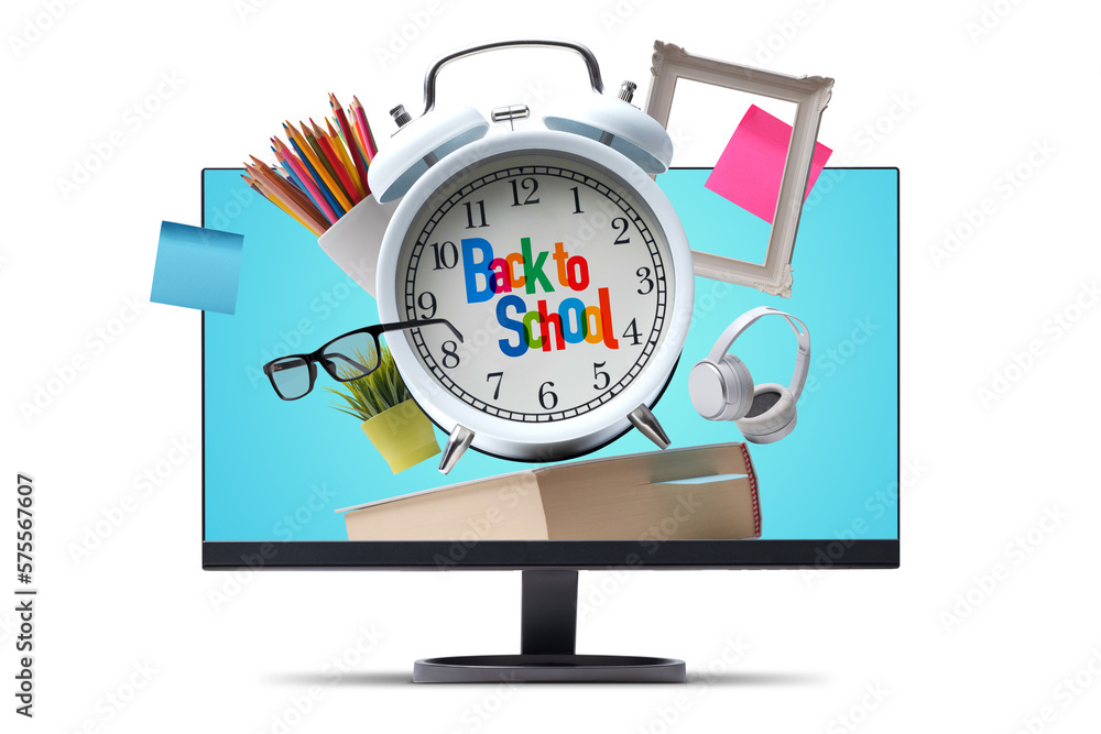 Back to school concept and school supplies Back to school concept and school supplies